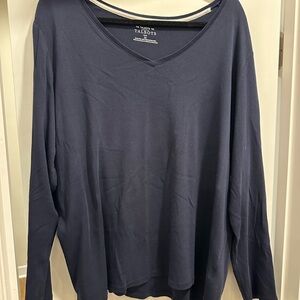 Talbots Navy Long Sleeve Tee